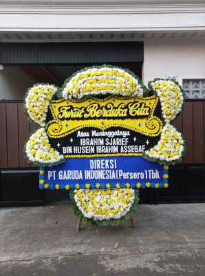 Papan Bunga Duka di Karang Balik