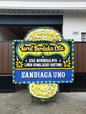 Papan Bunga Duka di Karang Balik